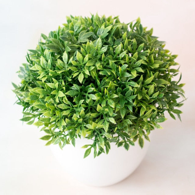 Green Small Artificial Potted Plants