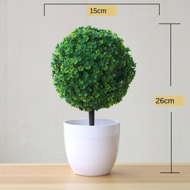 Green Small Artificial Potted Plants