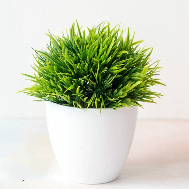 Green Small Artificial Potted Plants
