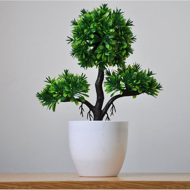 Green Small Artificial Potted Plants