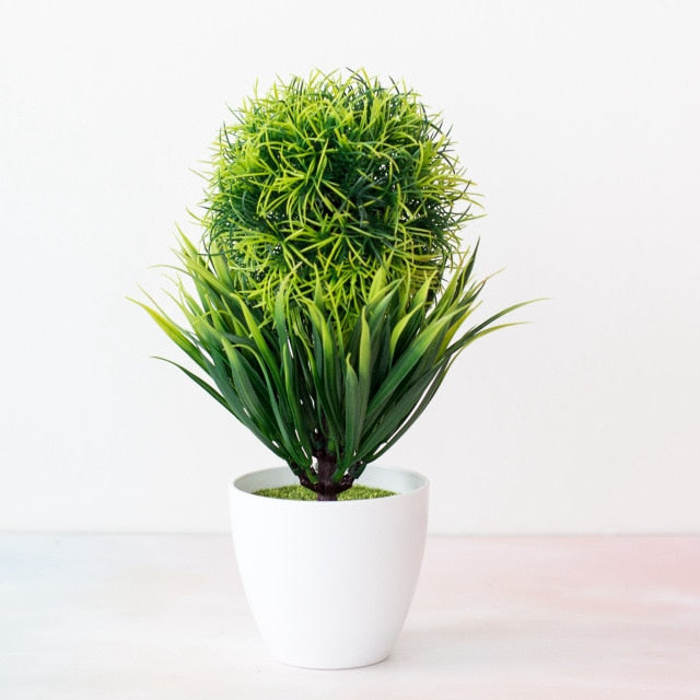 Green Small Artificial Potted Plants