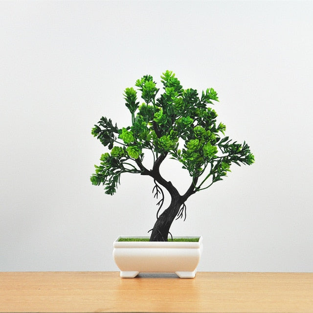 Green Small Artificial Potted Plants