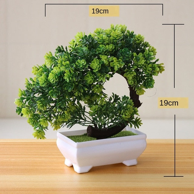 Green Small Artificial Potted Plants