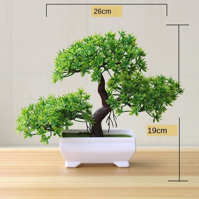Green Small Artificial Potted Plants