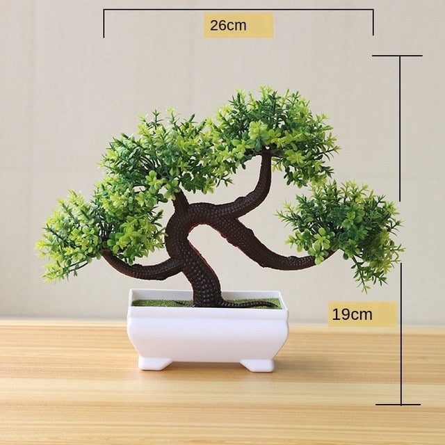 Green Small Artificial Potted Plants