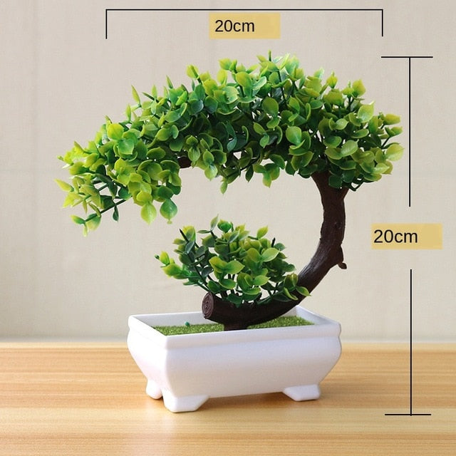Green Small Artificial Potted Plants