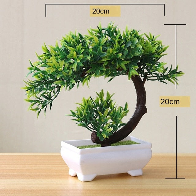 Green Small Artificial Potted Plants