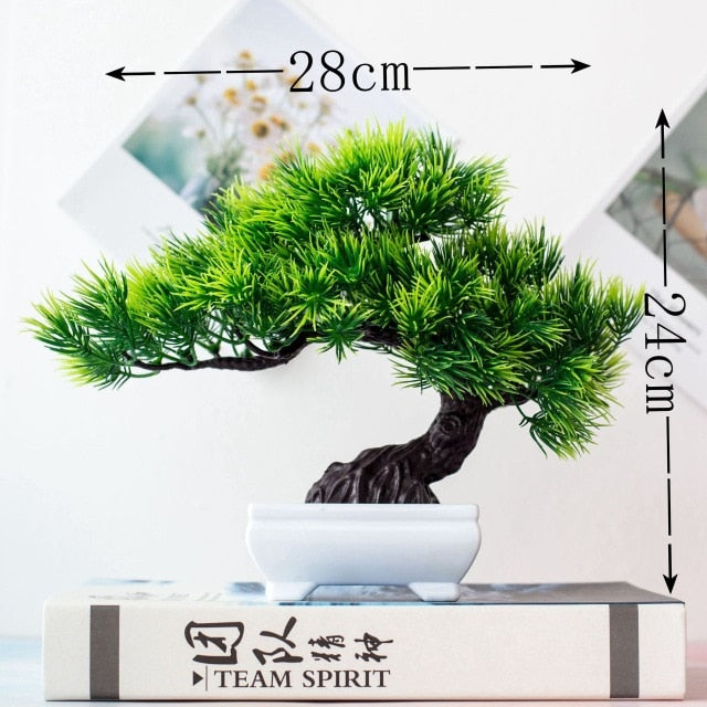 Green Small Artificial Potted Plants