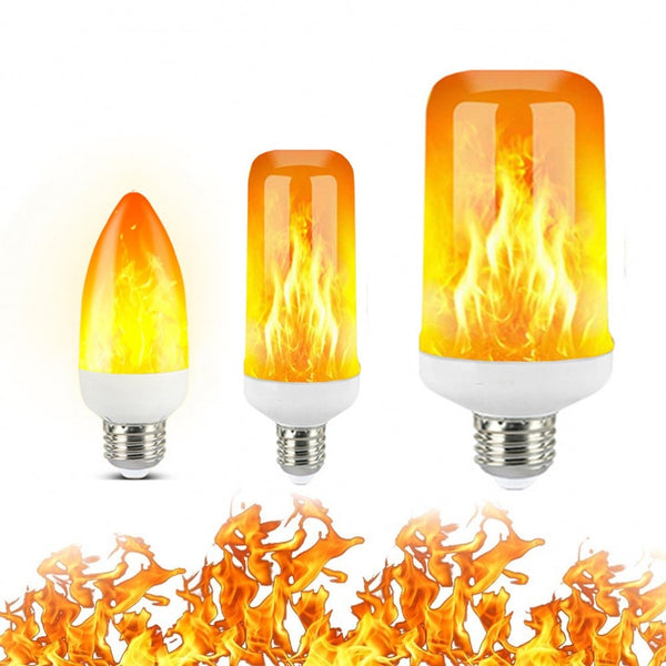 Dynamic Flame Effect Fire Light Bulb E27 B22 E14