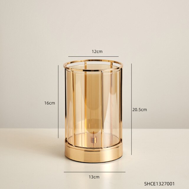 Home Decore Candle Holder European Glass