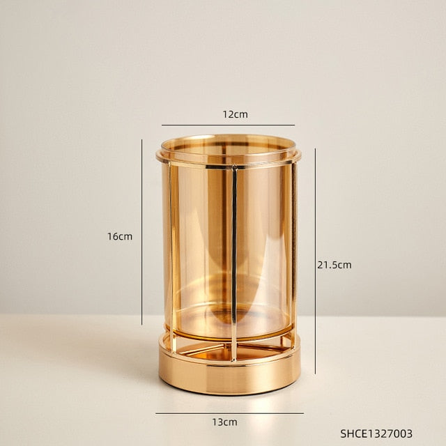 Home Decore Candle Holder European Glass