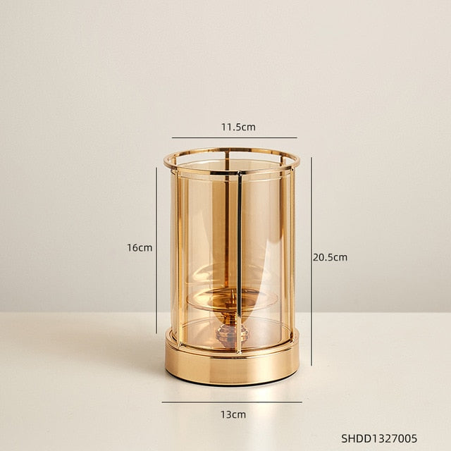 Home Decore Candle Holder European Glass