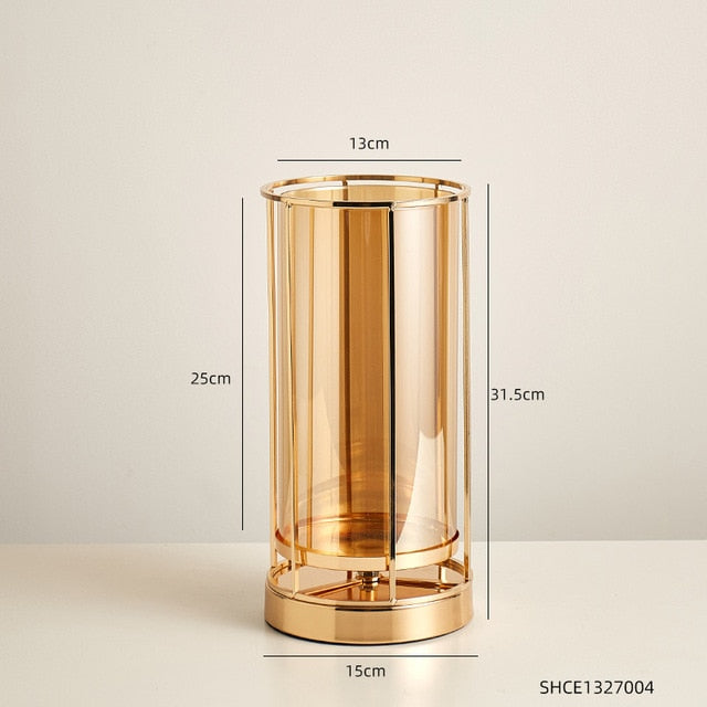 Home Decore Candle Holder European Glass