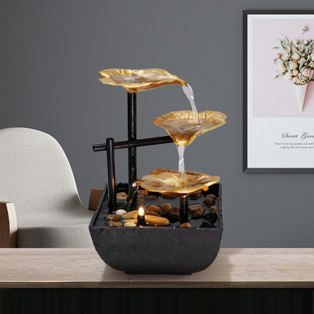 Feng Shui Minimalist Water Fountains for Home Decoration