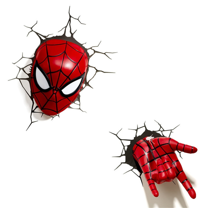 Wall-Enchant™ 3D Marvel Heroes Wall Lamp for Home & Room Décor