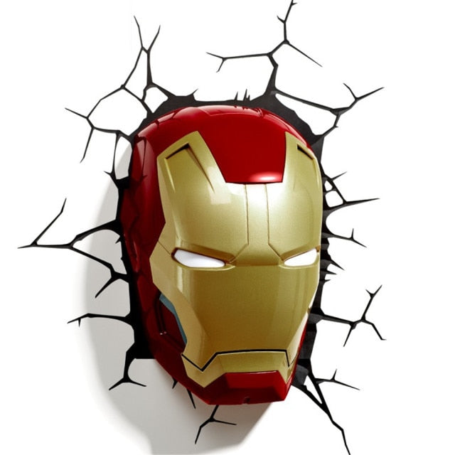 Wall-Enchant™ 3D Marvel Heroes Wall Lamp for Home & Room Décor