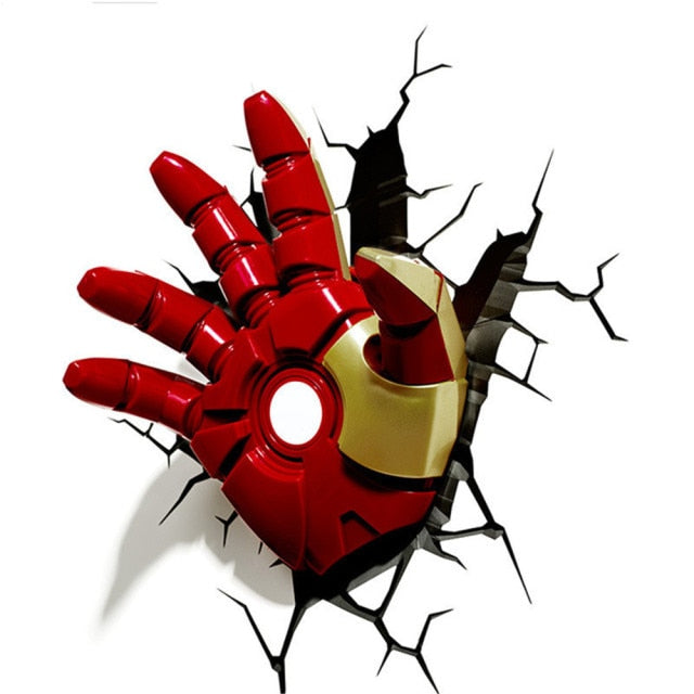 Wall-Enchant™ 3D Marvel Heroes Wall Lamp for Home & Room Décor