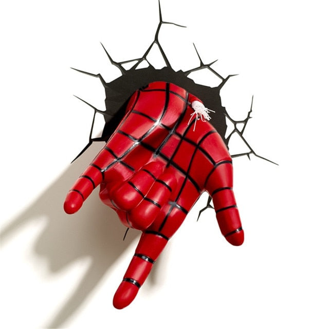 Wall-Enchant™ 3D Marvel Heroes Wall Lamp for Home & Room Décor