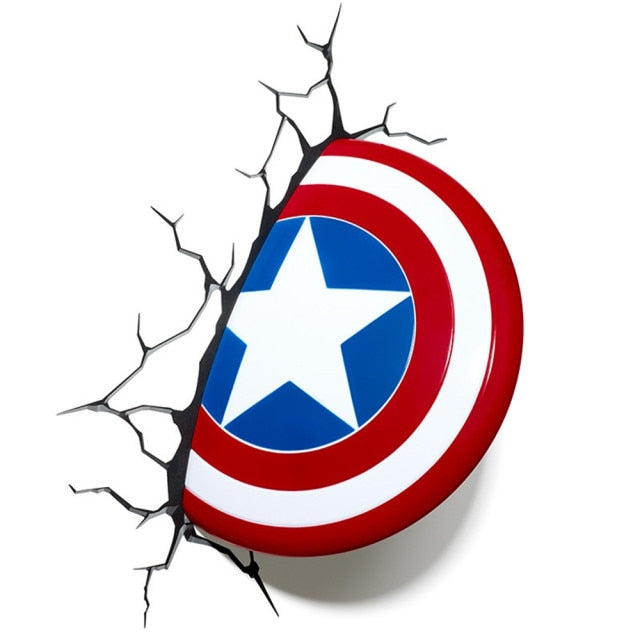 Wall-Enchant™ 3D Marvel Heroes Wall Lamp for Home & Room Décor
