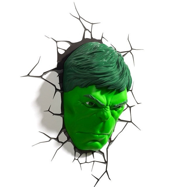 Wall-Enchant™ 3D Marvel Heroes Wall Lamp for Home & Room Décor
