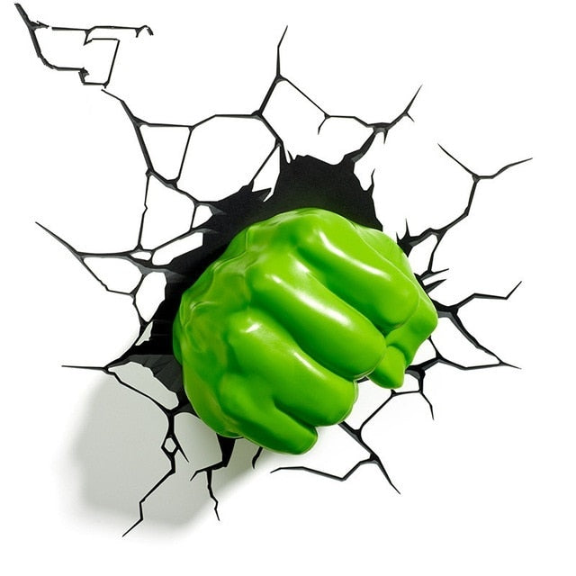 Wall-Enchant™ 3D Marvel Heroes Wall Lamp for Home & Room Décor
