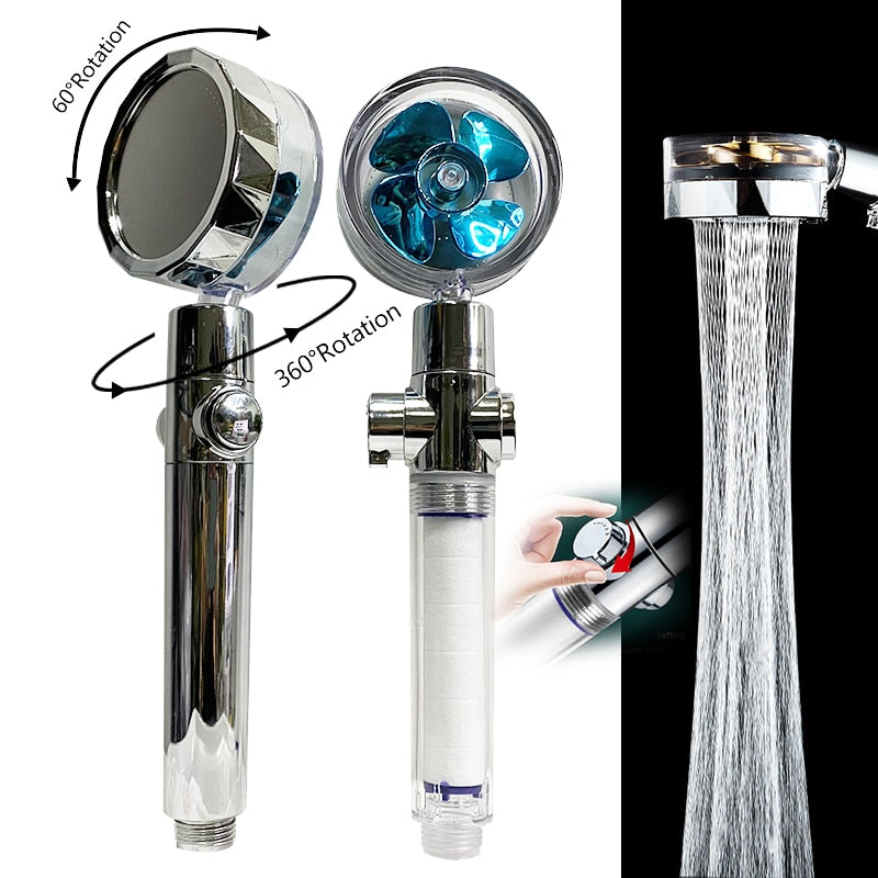 Wetbend 360™ Rotating Water Shower Head