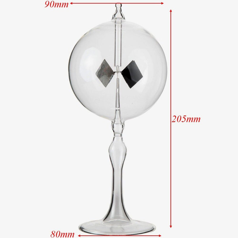 4 Blades Rotating Glass Windmill